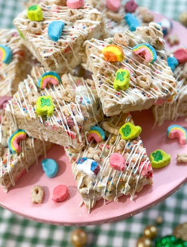 Lucky Charm Rice Krispie Treats