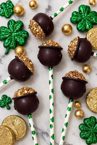 Pot of Gold cake pops