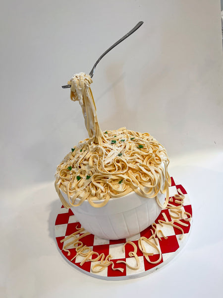 Fettuccini Alfredo Cake