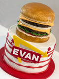 Double Double Burger Cake